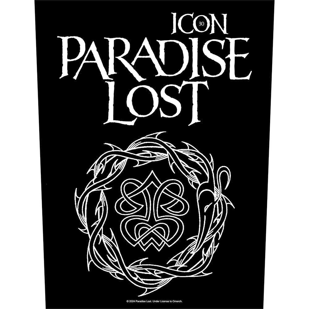 Paradise Lost - Icon 30 Rugpatch - Zwart